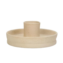 Minimalist Ceramic Candle Pedestal