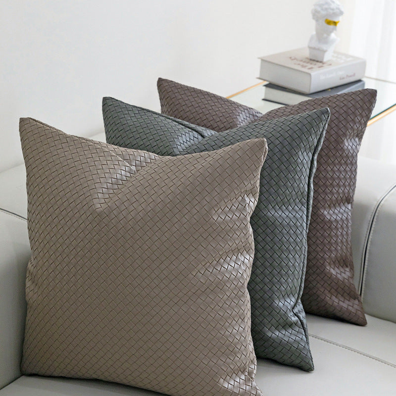 PU Leather Cushion Cover 45x45cm