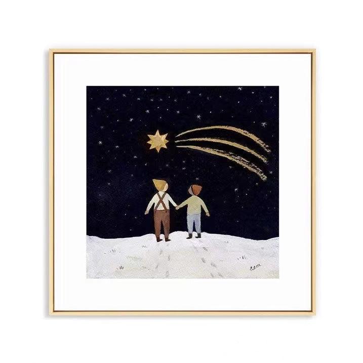 Starry Companions Framed Poster