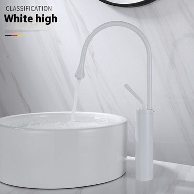 Minimalist High-Arc Basin Mixer Tap