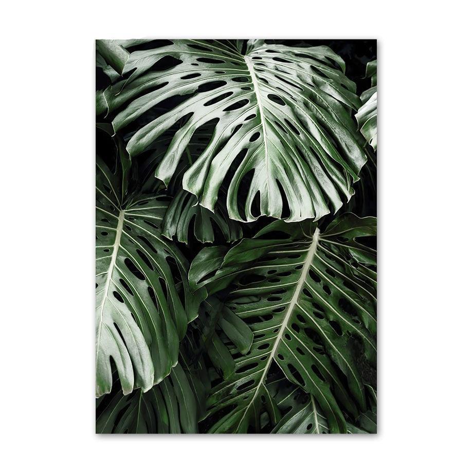 Exotic Leaf Canvas Art