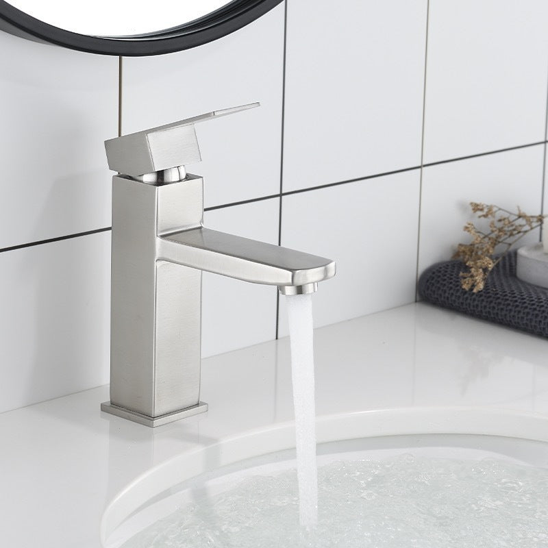 Minimalist Square Basin Mixer Tap