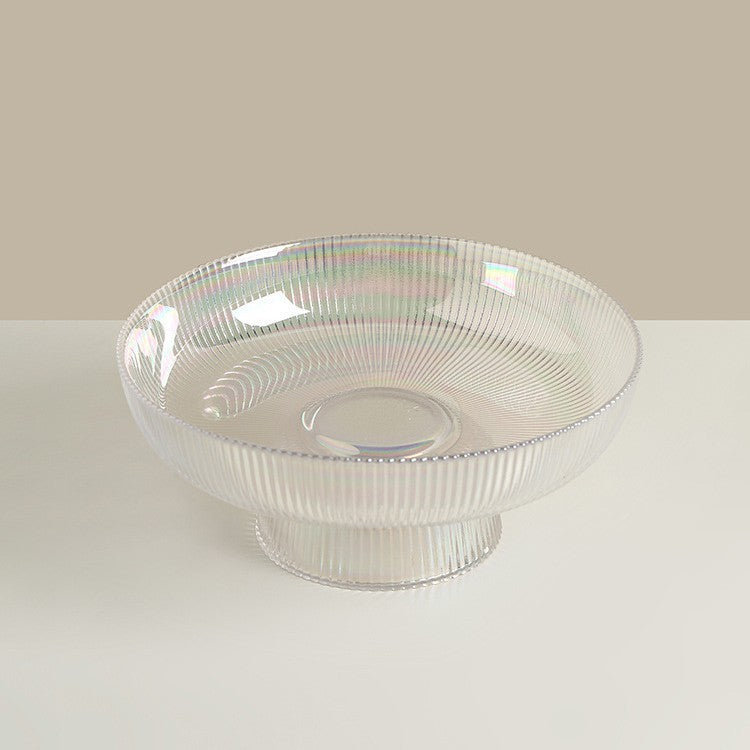 Ribbed Pedestal Bowl