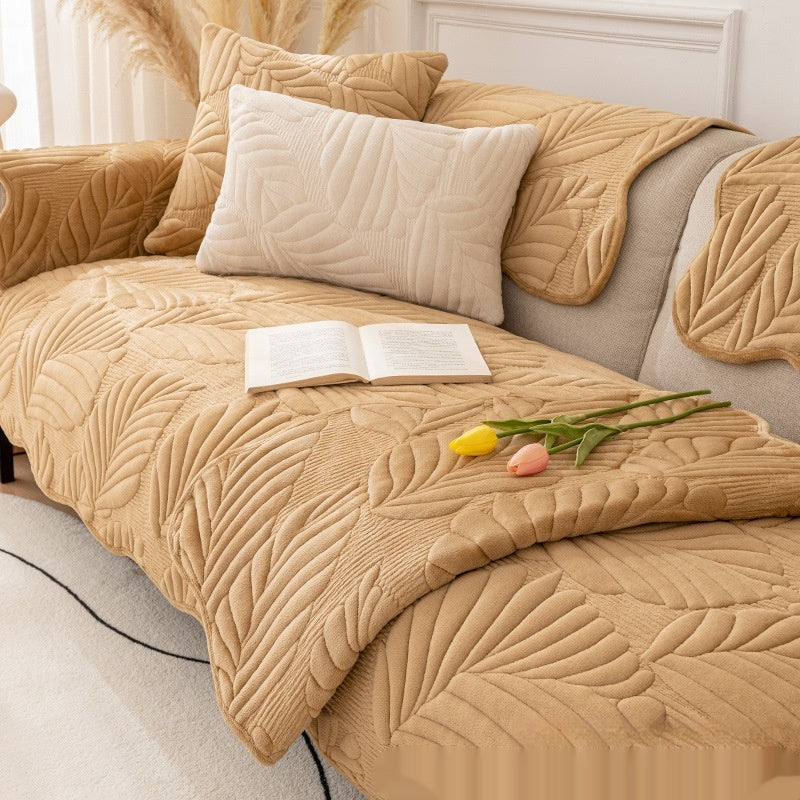Thick Quilted Sofa Cover 70cm