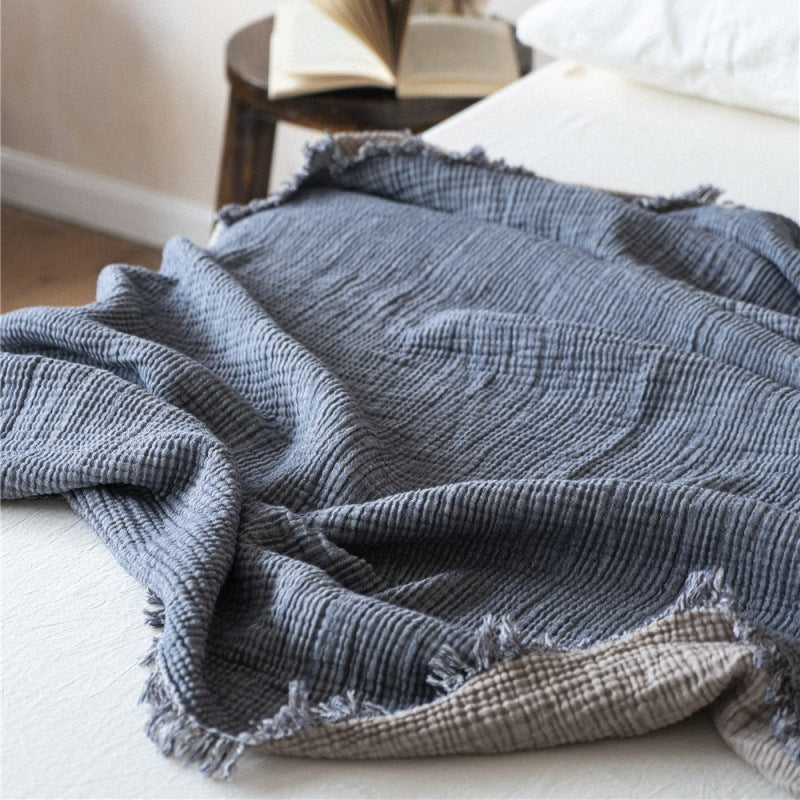 Waffle Knit Blanket, 130x170cm