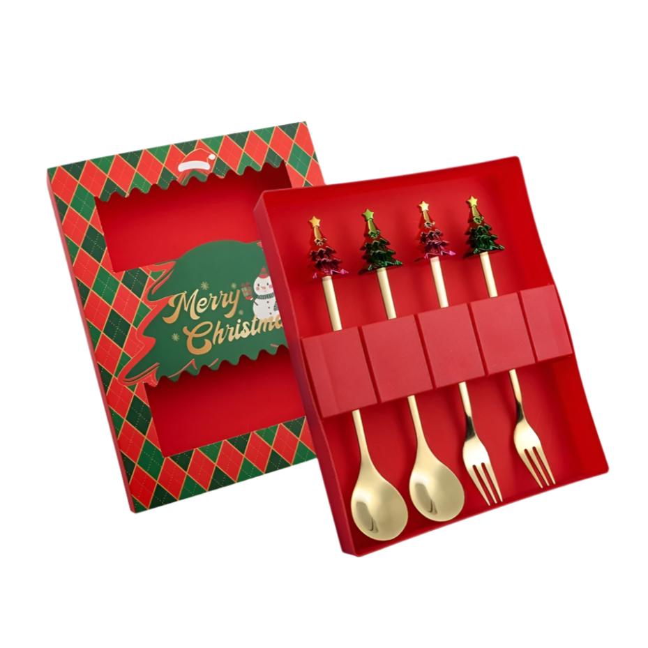 Christmas Spoon and Fork Set