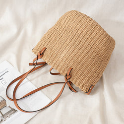 Woven Bucket Handbag