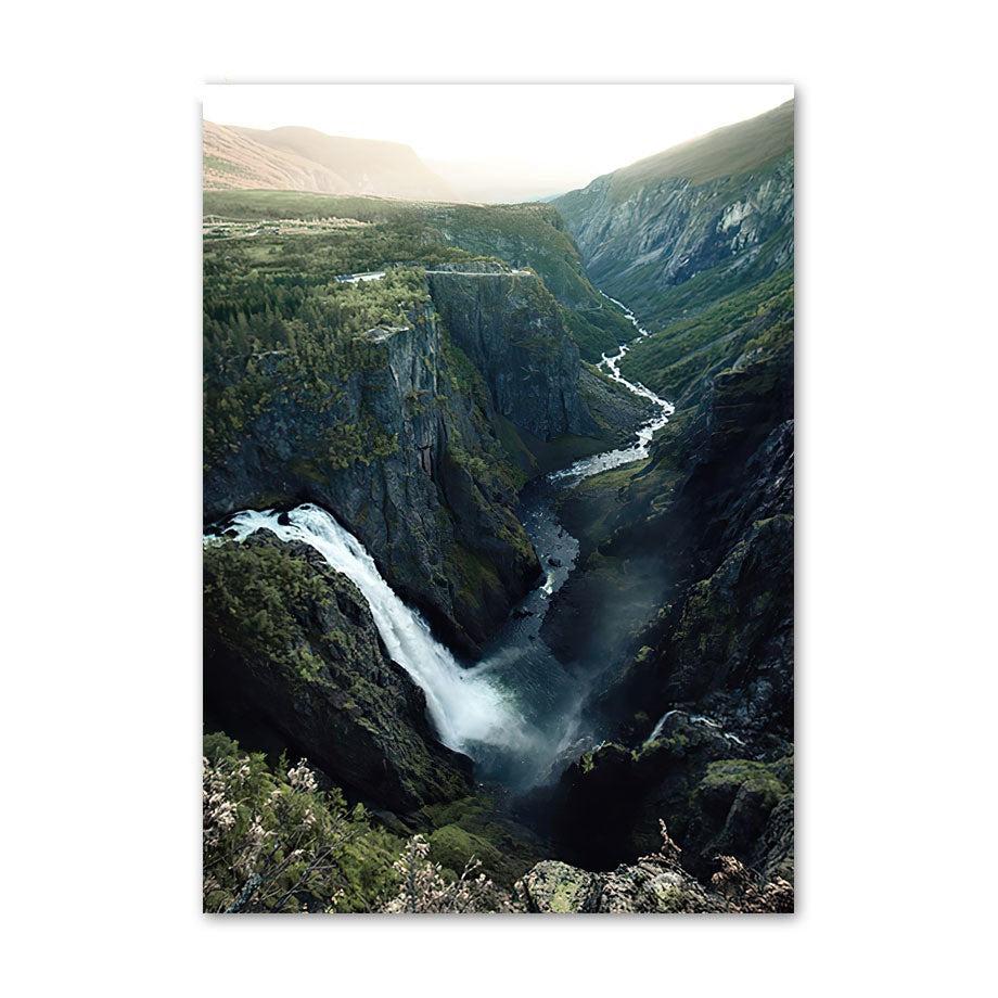 Mountain Gorge Canvas Art