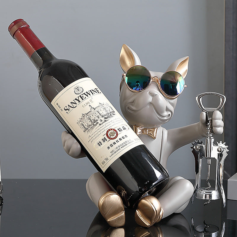 Bulldog Wine Holder