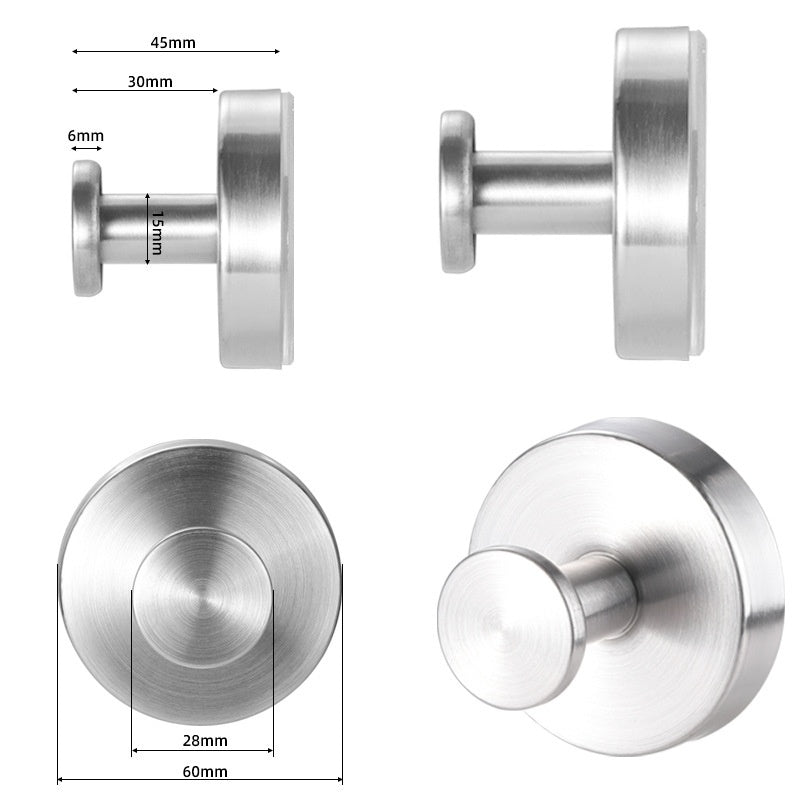 Stainless Steel Sucker Hook 4 Pcs