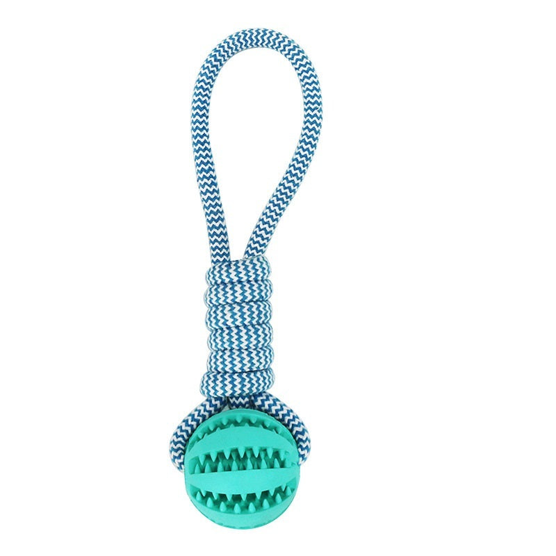 Tough Rope & Rubber Ball Dog Toy