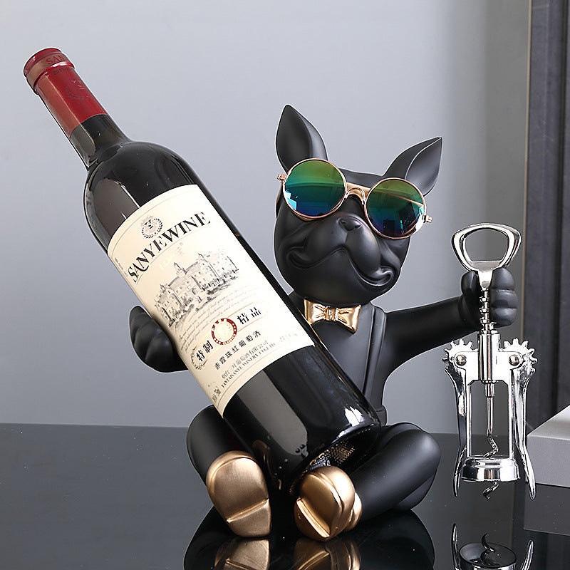 Bulldog Wine Holder