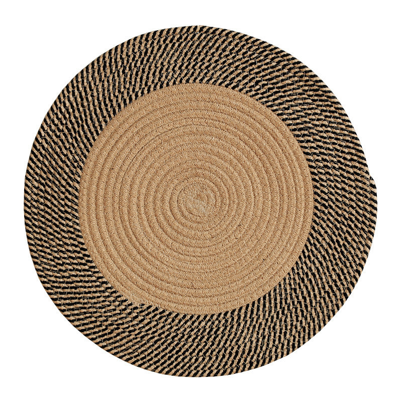 Rustic Spiral Jute Rug