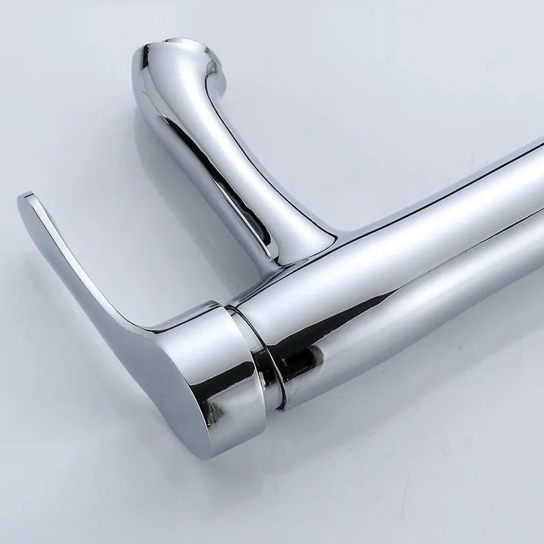 Elevated Copper Basin Mixer Faucet