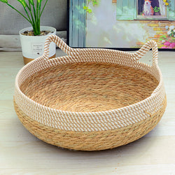 Cat Nest Summer Cool Rattan Cat Scratch Board