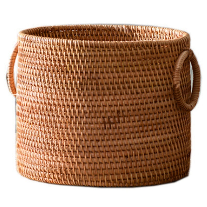 Hand-woven Rattan Bucket