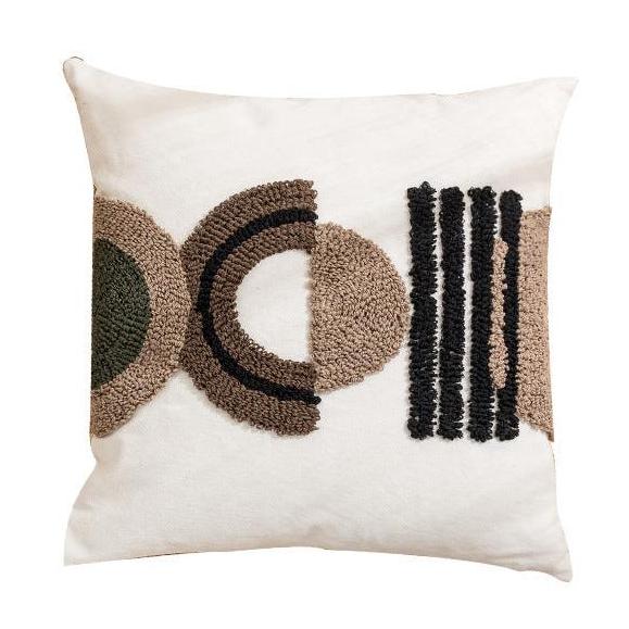 Geometric Grove Tufted Cushion Cover 45x45cm