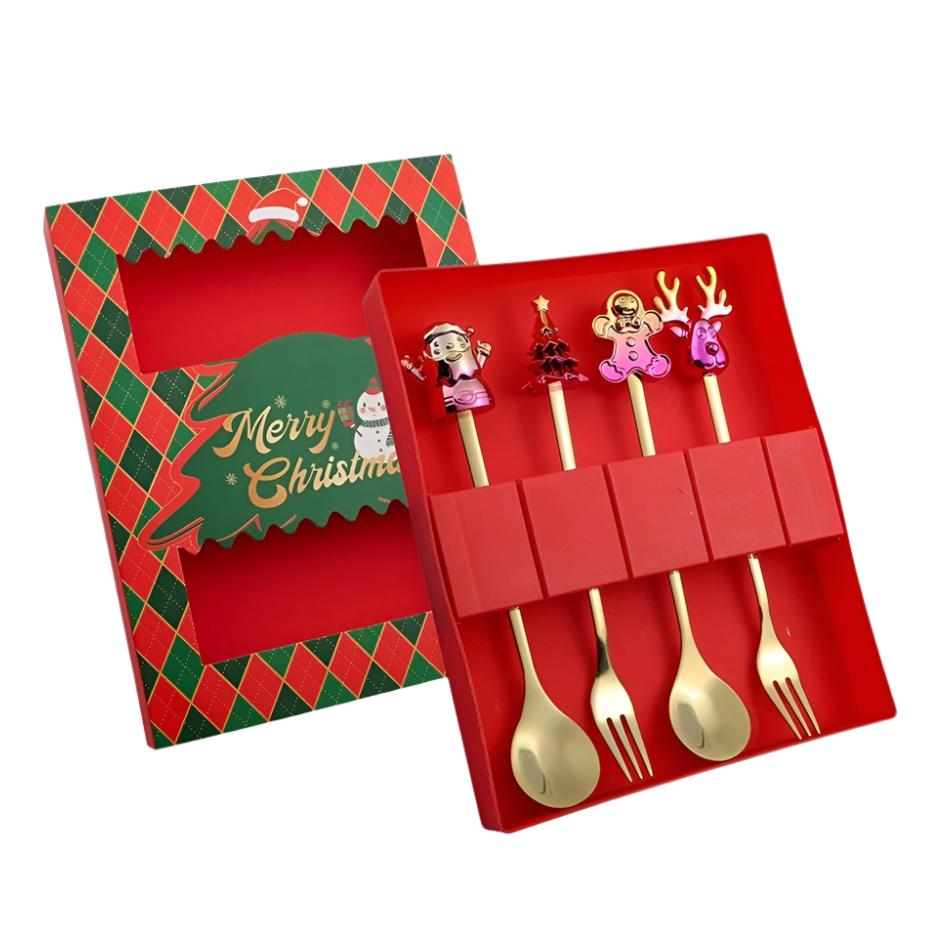 Christmas Spoon and Fork Set