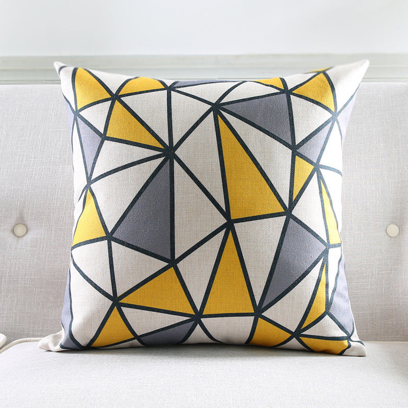 Linen-blend Cushion/Cover 50x50cm