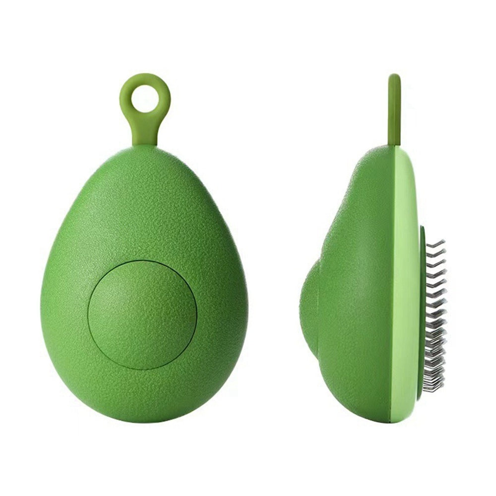 Pet Grooming Brush with One-Click Hair Removal