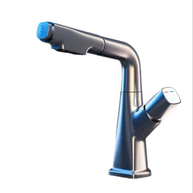 Adjustable Pull-Out Basin Mixer Tap