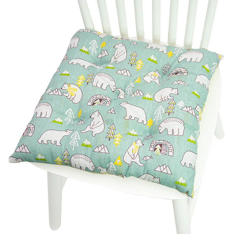 Cute Cartoon Square Chair Pad 40x40cm