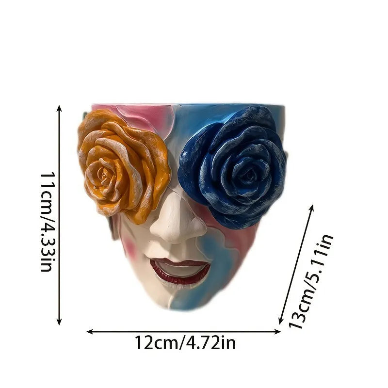 Artistic Face Flower Pot