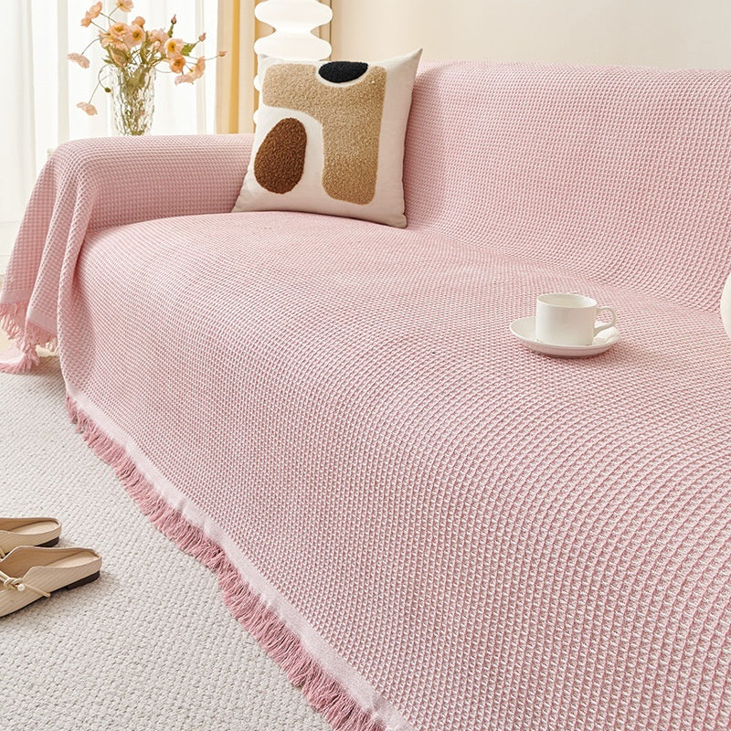 Textured Woven Throw Blanket