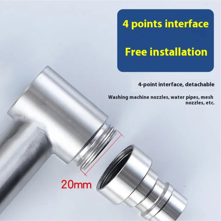 Stainless Steel Washing Machine Stop Valve